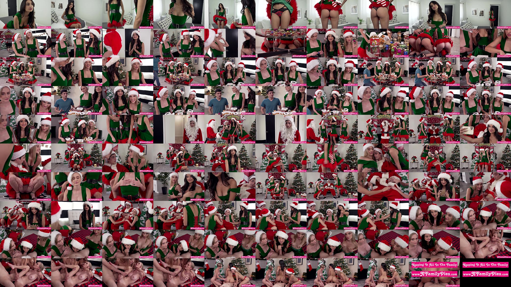 Stepsister teen Eliza Ibarra and her horny BFFs Alicia Williams and Jazmin Luv wanted dick for Christmas 预览图