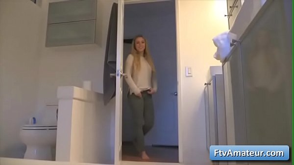 Download Video - Hot blonde teen Zoey fuck her juicy bald pussy with a purple big dildo