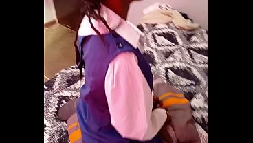 Best small body student pillow riding ever in the universe Most viral video ever uploaded in history 10 million views like Mr beast but just in porn