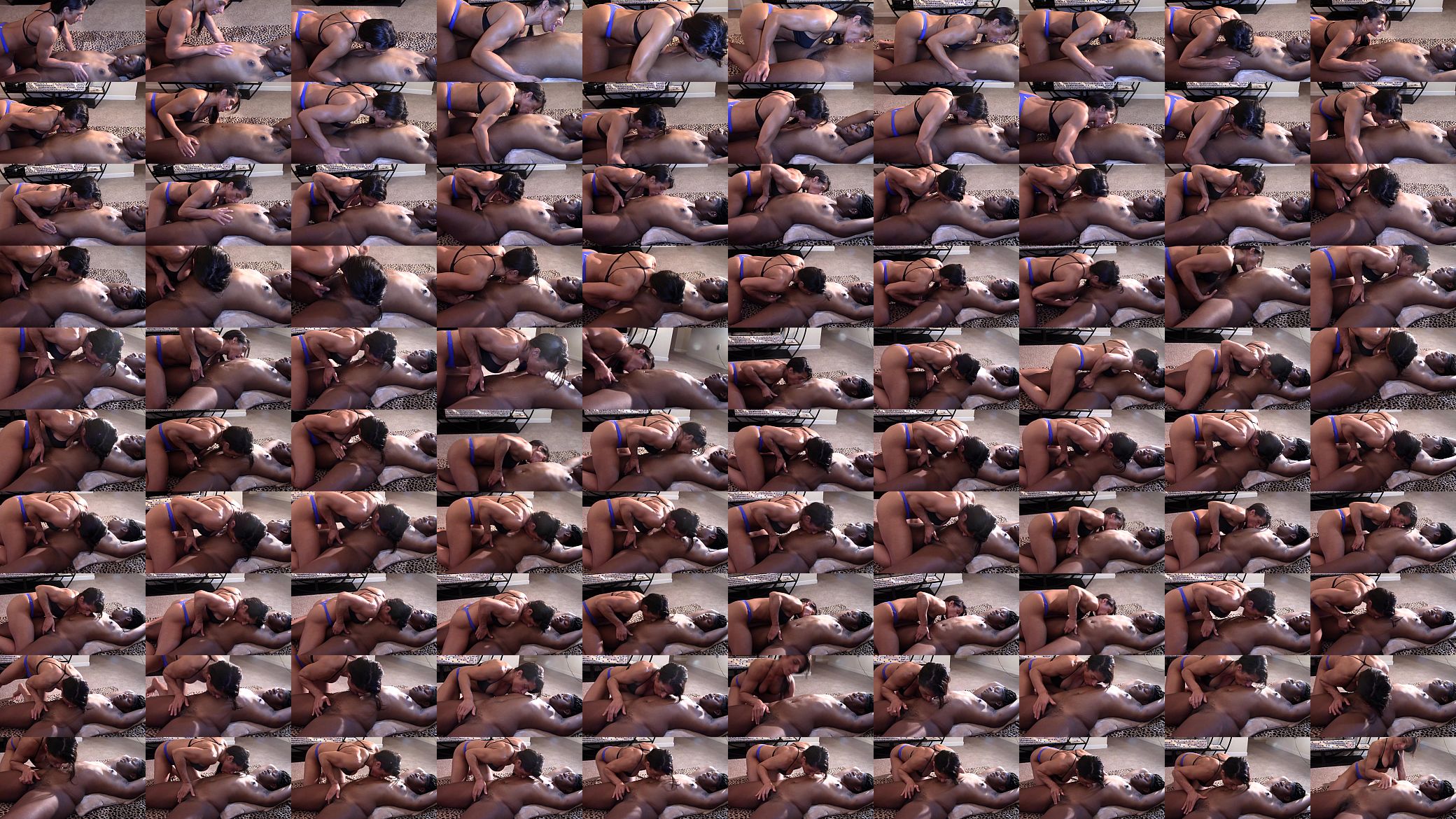 Black Beauty Licked and Fingered to Orgasm (Interracial) 预览图