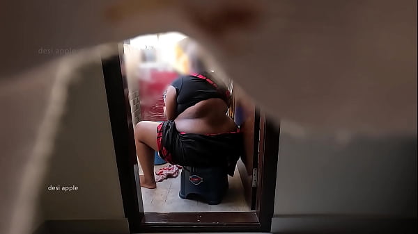 Flashing dick and jerking infront of maid poonam