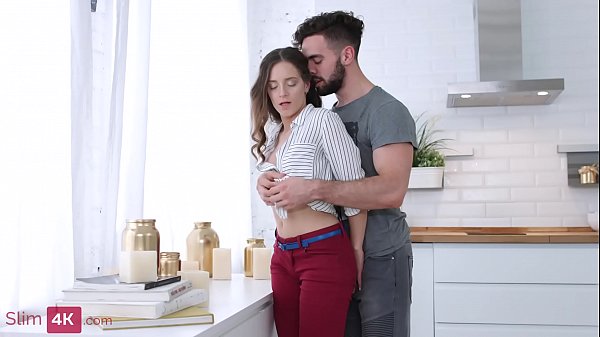 Good-looking teen Mickey Moor licked and fucked by a stranger before the huge facial