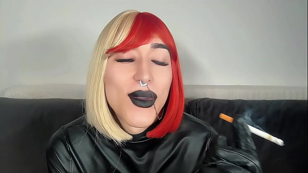Dirty Talking Sissy Whore Close up Smoking and ...