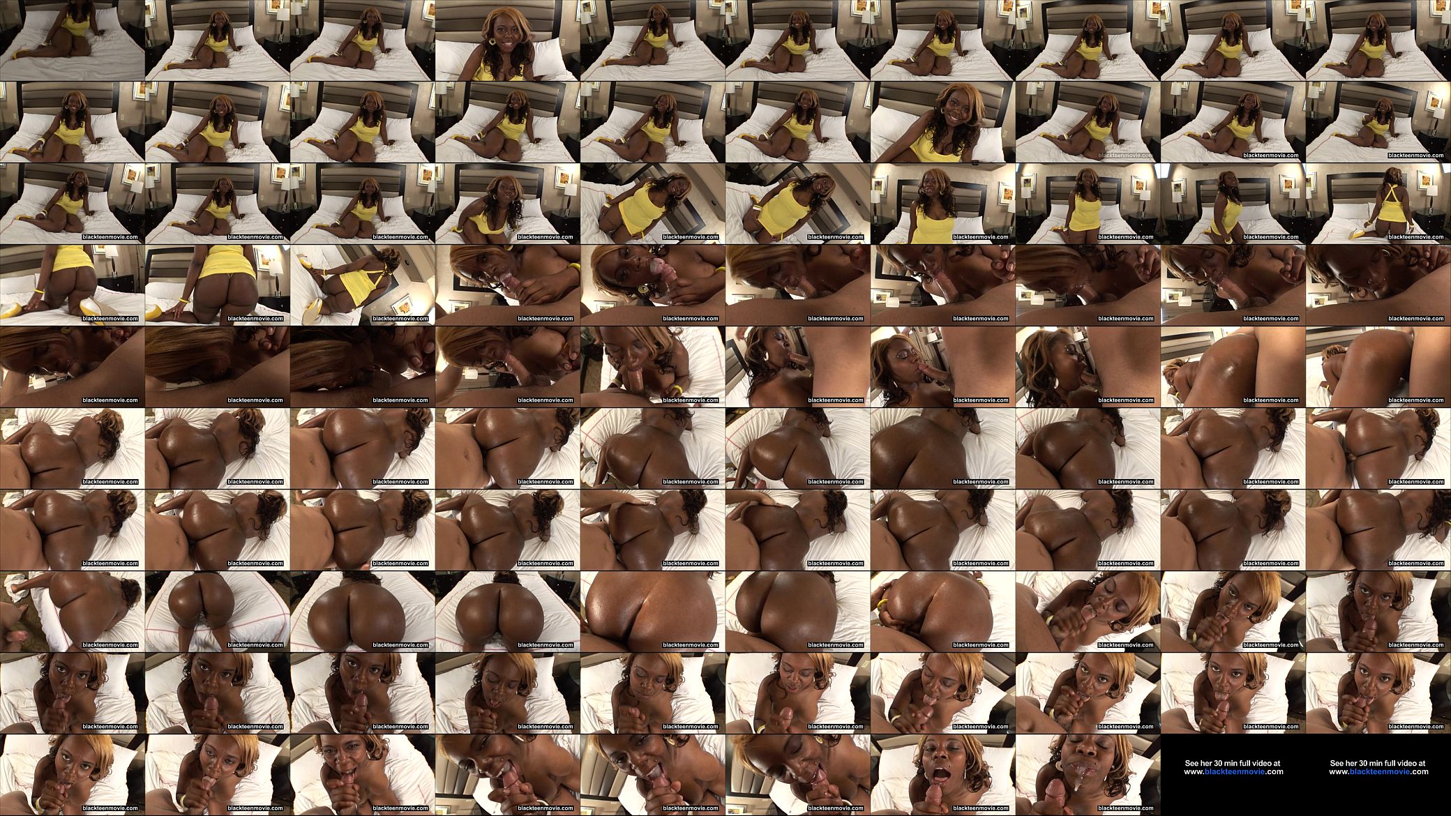 Big butt Black teen rides white guy pov in Ebony BBW Video 预览图