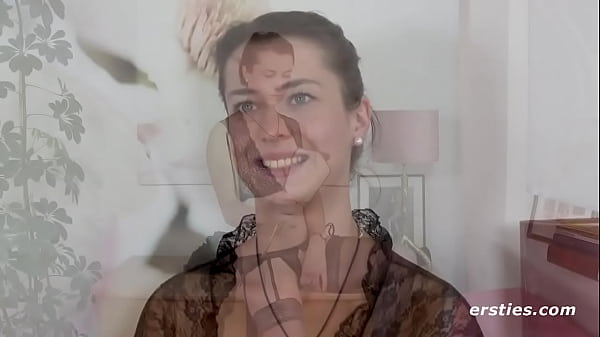 Freya Watches Herself as She Plays With a Dildo