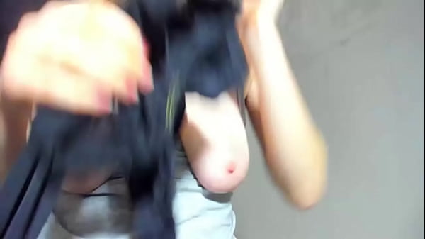 Pantyhose, boobs play!