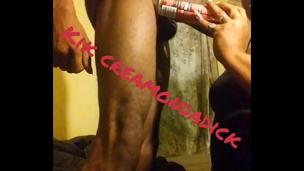 Slobbing up westside huge dick facial