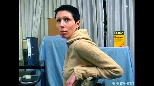 Skinny shorthaired girl plays with dildo - Sascha Production - Free Porn Videos - YouPorn