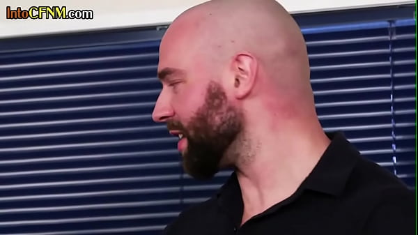 CFNM secretaries sucking colleague cock in group action