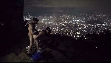 Download Video - REAL AMATEUR - My thirsty neighbor wanted it riskier&colon; Outdoor sex overlooking the city