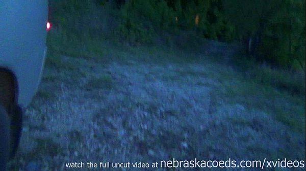 new girl gets naked next to river and masturbates in my truck