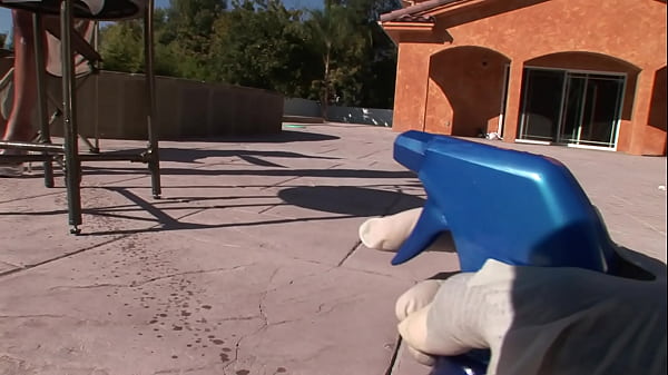 A beautiful sexy lady having fun with monster cock