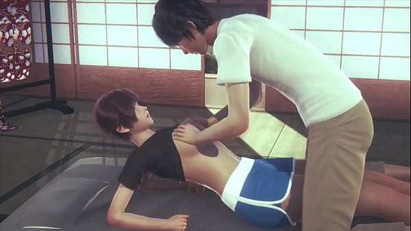 TEENAGE COUPLE MAKE SWEET LOVE AT JAPANESE DOJO