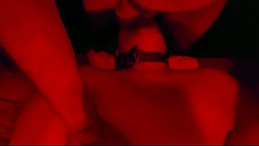 Submissive BBW gets face fucked! Deep throat blowjob: Red Light Videos #15