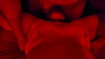 Submissive BBW gets face fucked! Deep throat blowjob: Red Light Videos #15