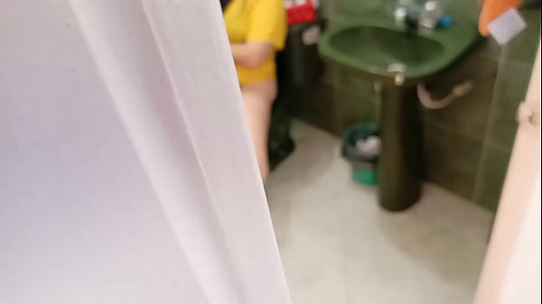 I spy on my cute virgin stepsister masturbating in the guest bathroom when we're home- we almost got caught fucking but it was so good