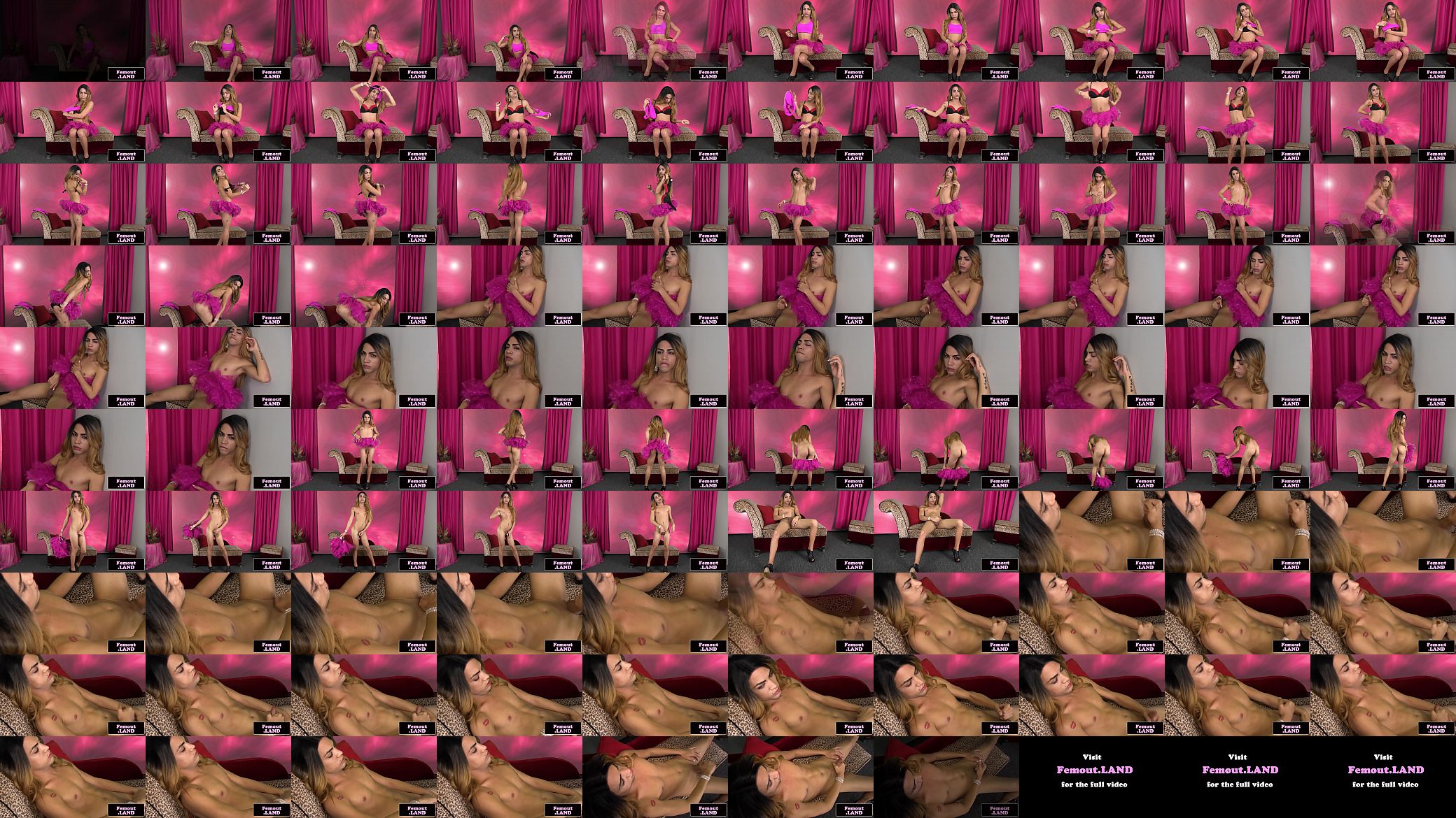 Amateur femboi in highheels jerking her cock 预览图