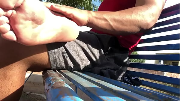 Flexing at the park