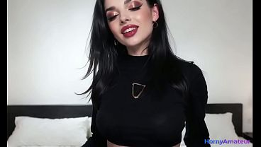 When this slut's husband is away on a business trip, her longtime friend has sex with her [AI]