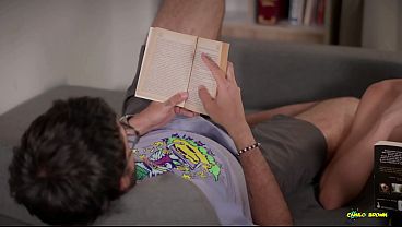 Arab Daddy Camilo Brown Big Uncut Cock Worshipped & Sucked by Twink Brener Storm