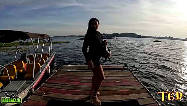 Fucking the hottie on the island in the middle of the dam - Soraya Castro