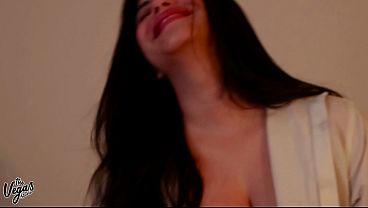 My Girl Gives Me a Passionate POV Blowjob &ndash; Sloppy Deepthroat and Swallow Wearing a Sexy Open Shirt | William and Selena Vega