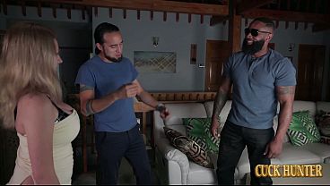 Interracial Cuckold's Surprise: Pixie Kinzi's Hidden Desire