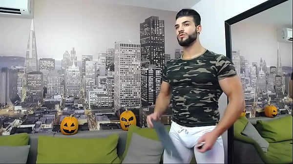 James clark flexing muscle