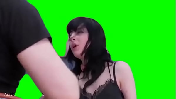 porn in green screen