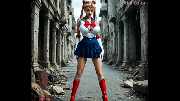 Sailor moon subdued the bad guys 0 (AI-generated) (No live-action) (NSFW)