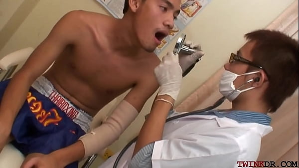 Download Video - Examined twink Asian breeding his medic till making him cum