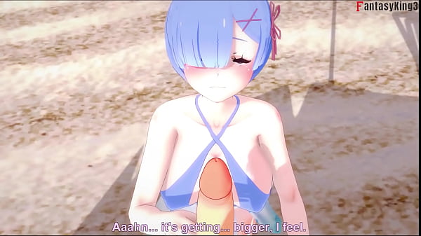 Rem fucking POV on the beach | Re: Zero | free pov | Full & POV on Sheer & PTRN: Fantasyking3