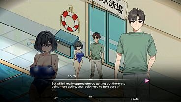 Hentai Game – Aoi Hentai Gallery Locker Room Fuck and Couch Fuck - Lifeguard Holic