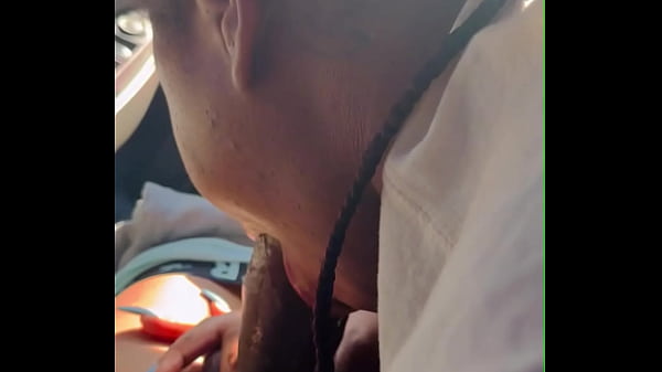 Big Dick nuts in her mouth