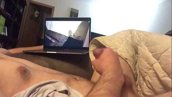 Jerking off and watching porn
