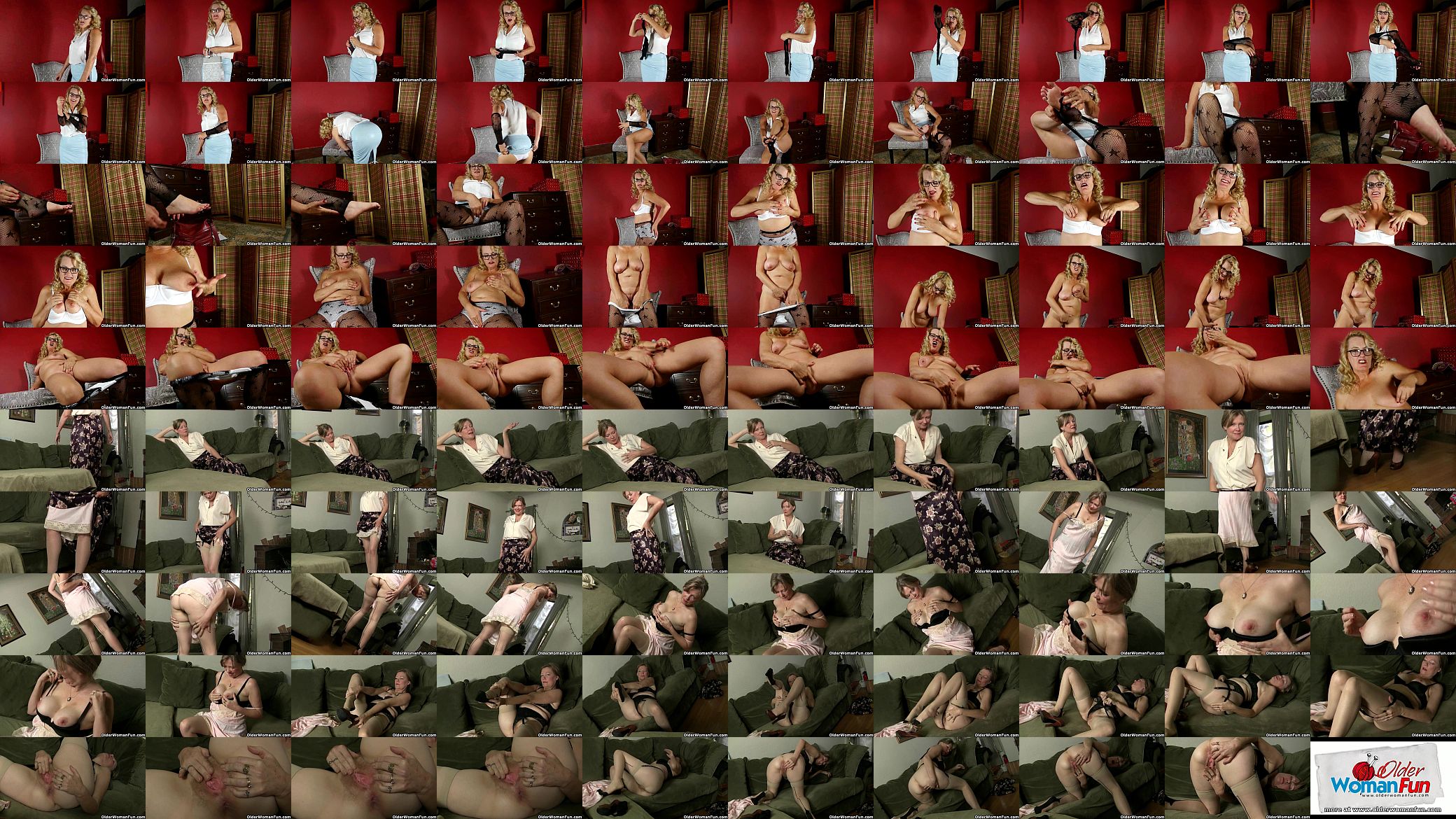 The feel of nylon gets mom hot and horny 预览图