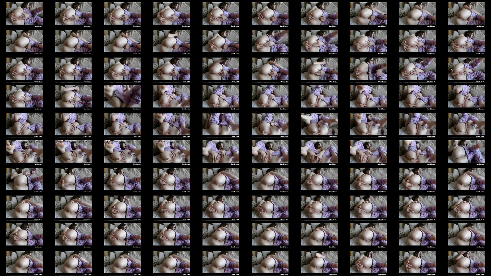 Anal Masturbation Teen on Webcam CamBJ.com 预览图