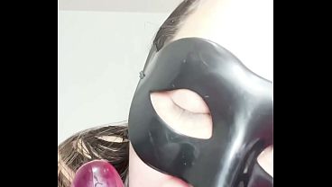 Very slutty maid masturbates and records her huge vagina for her boss. She wants cock and semen. FULL ON XRED