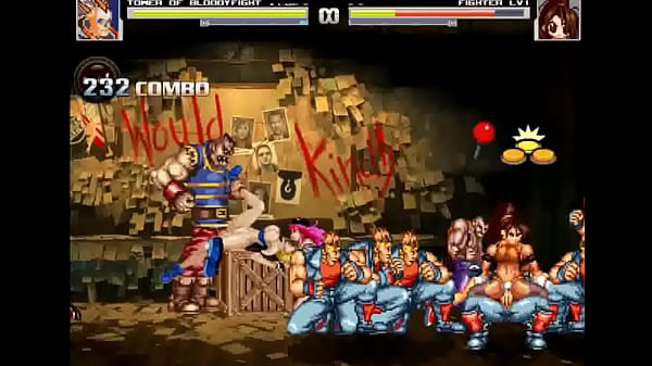 Download Video - Hentai Mugen Level 1 Fighter Gangbang