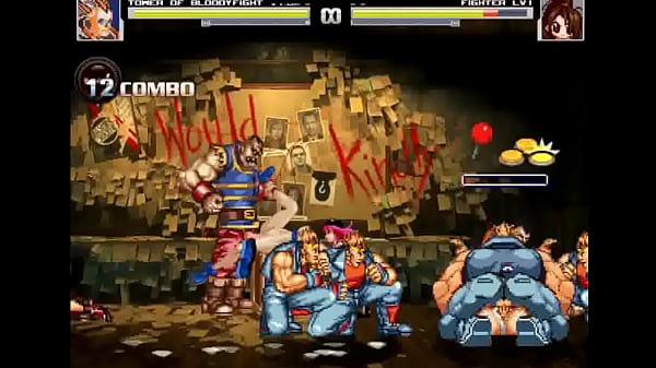 Download Video - Hentai Mugen Level 1 Fighter Gangbang