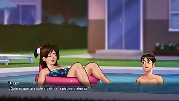 My horny stepmother fucks me hard and good - Summertime Saga