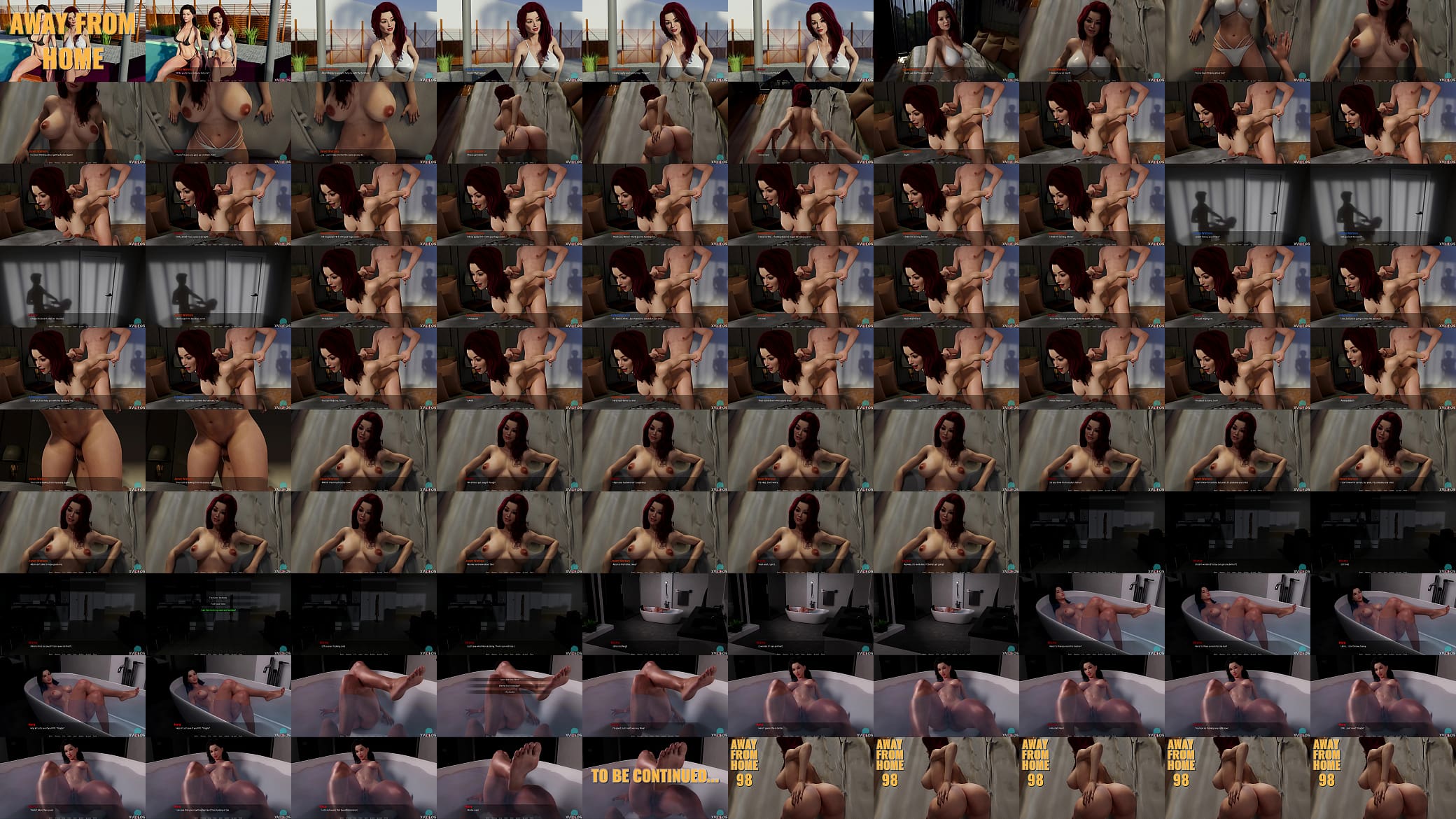 AWAY FROME HOME #98 &bull; Filling her tight ginger pussy 预览图