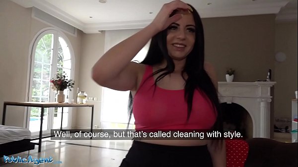 Download Video - Public Agent Spanish cleaner Damaris gets down&comma; dirty and fucked