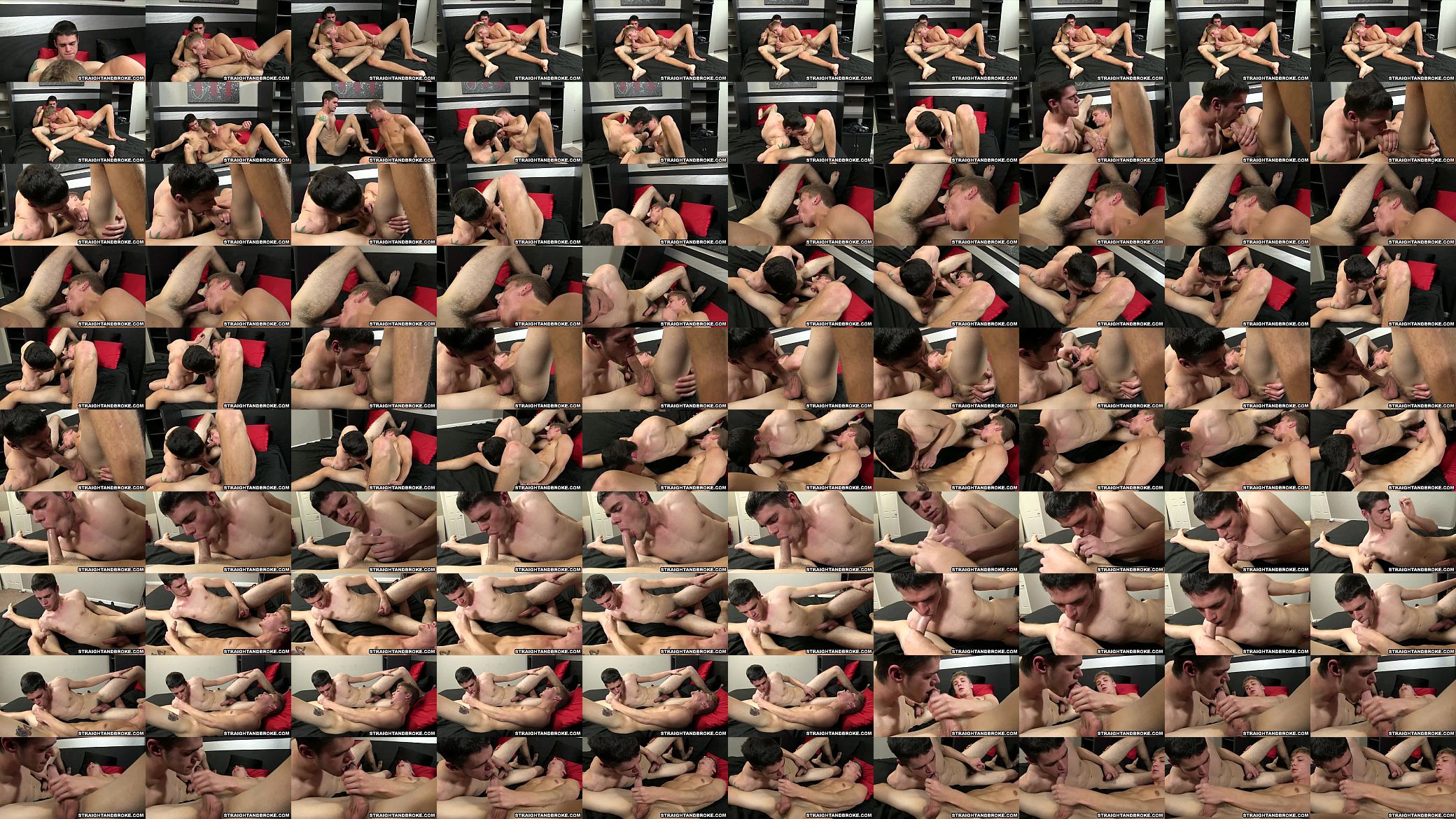 Two straight guys suck each others cocks for cash 预览图