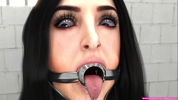 NOT Angela White in Metal Bondage - 3D Fetish Animation