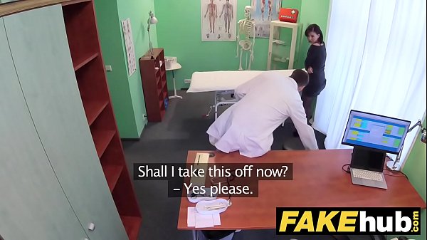 Fake Hospital Czech doctor cums over horny cheating wifes tight pussy