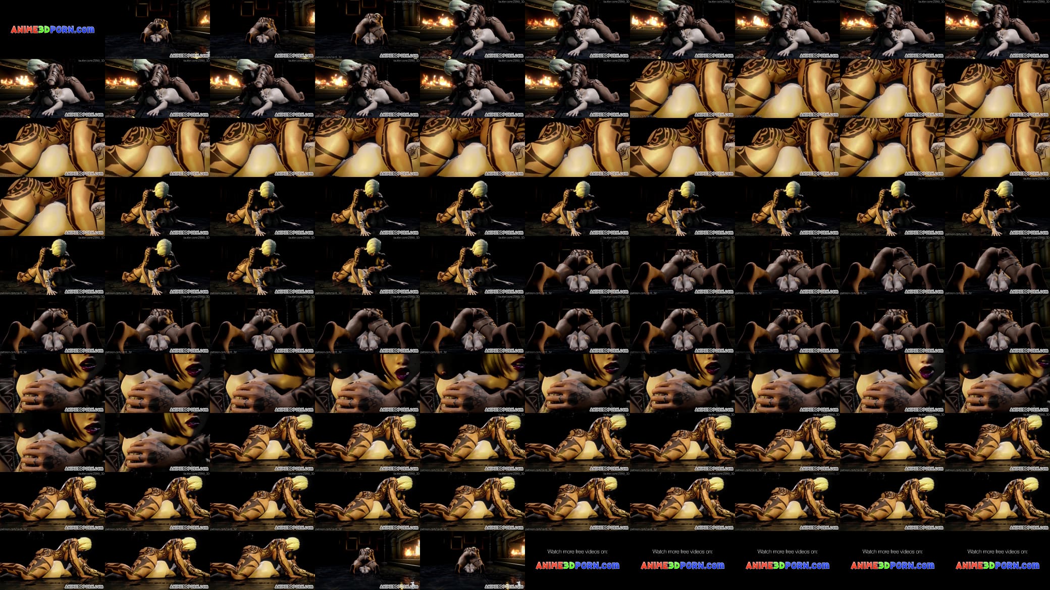 Muscular futa pounding slut hard by the fireplace 预览图