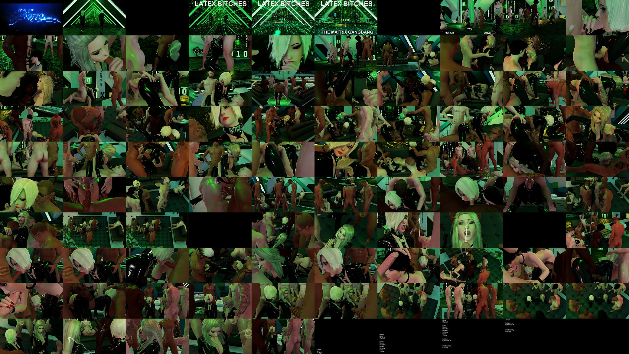 WBP179 - Latex Bitches 4 - Matrix Gangbang 预览图