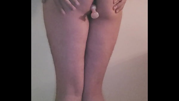 Egyptian gay fuck his ass with a balls dildo