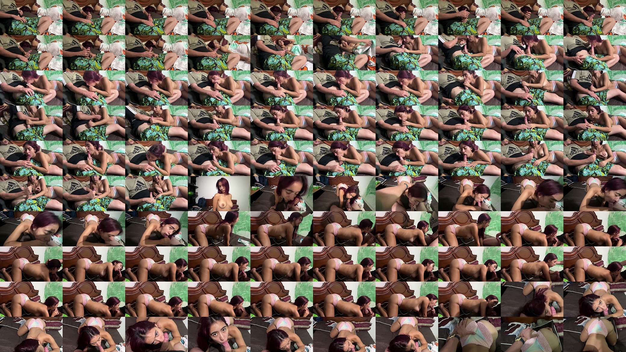 My stepsister catches me masturbating and helps me with her mouth 预览图